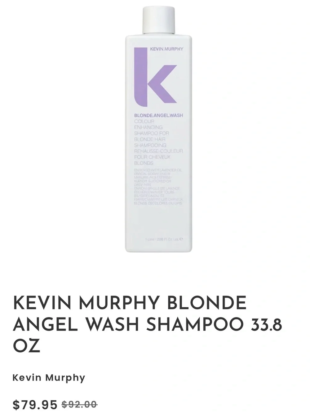 KEVIN.MURPHY Blonde.Angel & Blonde.Angel.Wash Duo